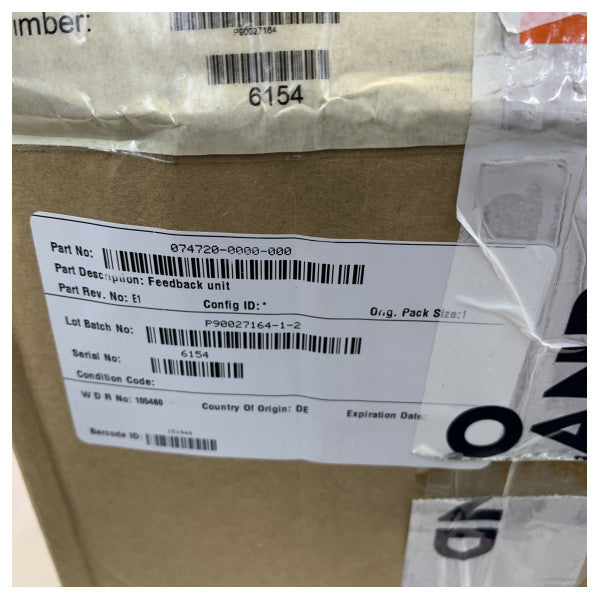 Sperry Marine 074720-0000-000 Rudder Indicator Feedback Gearbox