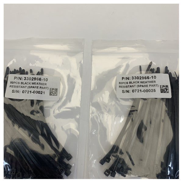 Danelec 3302966 Стяжки для кабелів 2x 50 шт. 