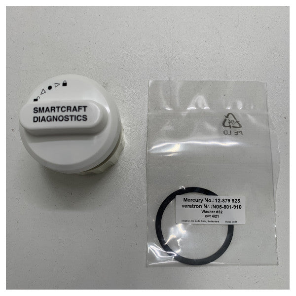 Mercury Quicksilver SmartCraft diagnostic mount plug - 8M0046339