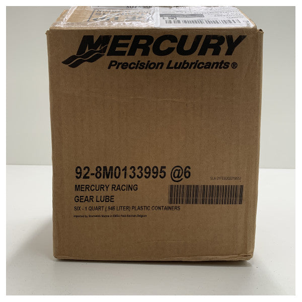 6x Mercury Mercruiser racing performance gear lube - 8M0133995