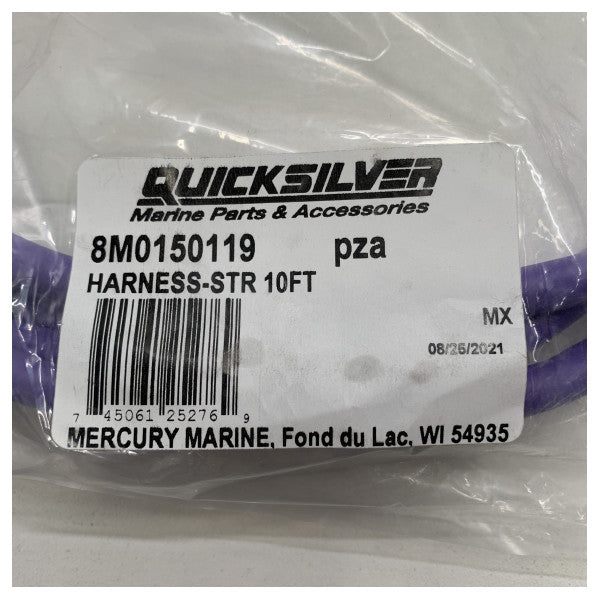 Mercury Mercruiser 3 meter cable harness kit - 8M0150119