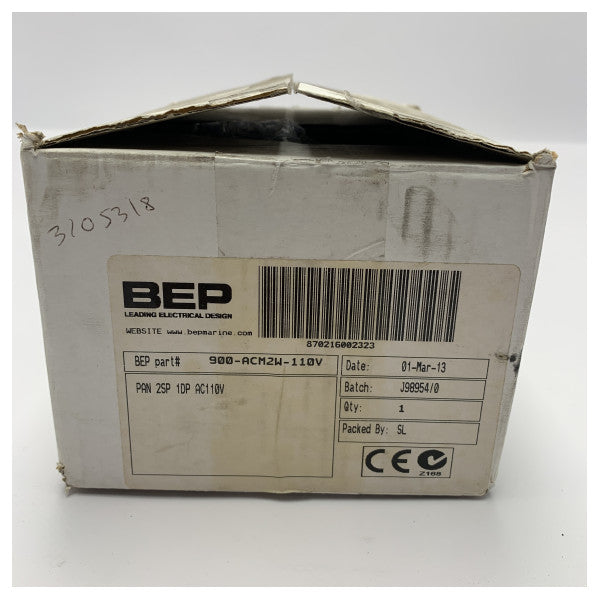 BEP панел с прекъсвачи AC 110V 2x еднополюсен 2x15A 1x двуполюсен 1x30A