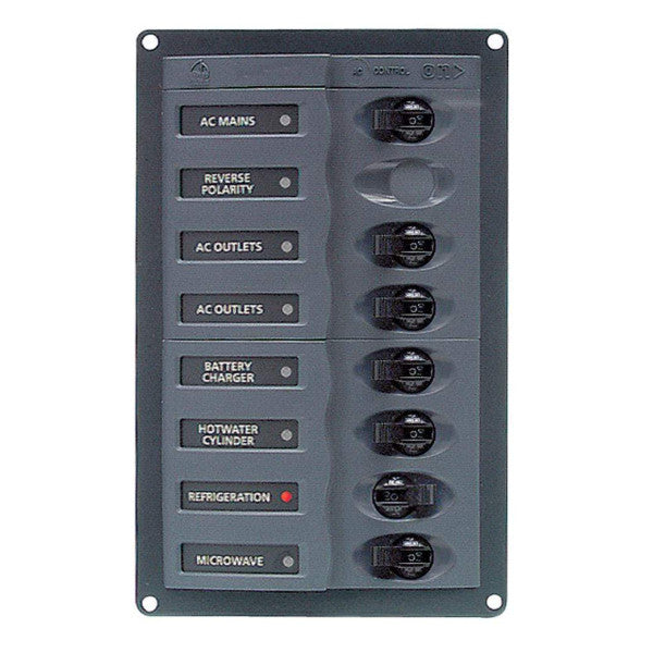 BEP circuit breaker panel 6 function 110V - 900-ACM6W-110V