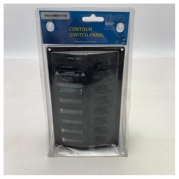 BEP circuit breaker panel 6 function 110V - 900-ACM6W-110V