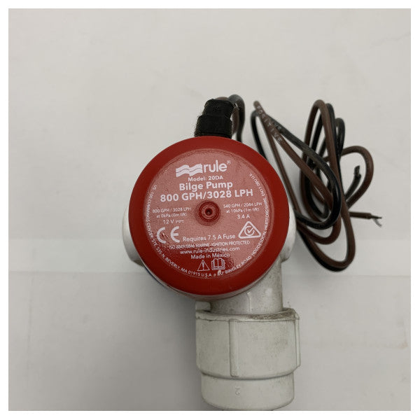 Rule 800 12V bilge pump 20DA high capacity