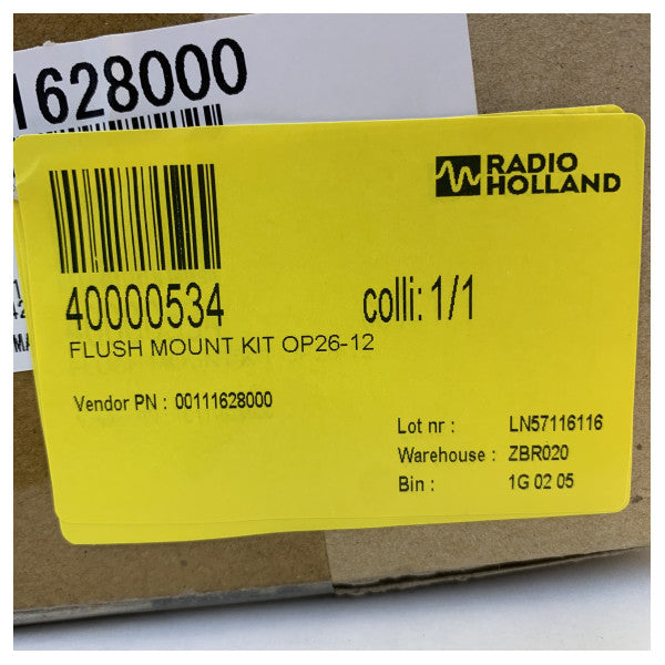 Furuno OP26-12 Flush Mount Display Montering Kit - 001-116-280-00 