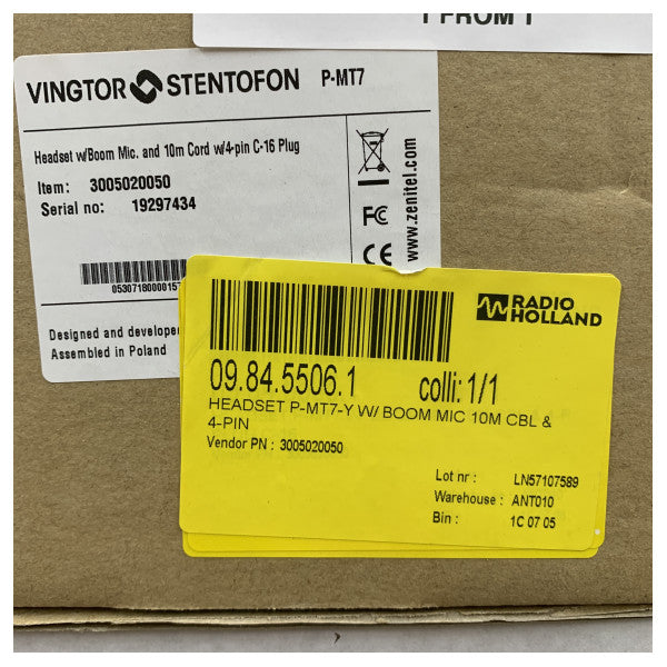 3M Peltor P-MT7 Communication Headset for Marine and Industry