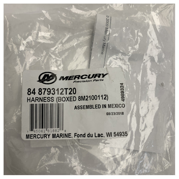 Mercury Marine Wiring Harness for Reliable Boat Electrical Systems - 84 879312T20