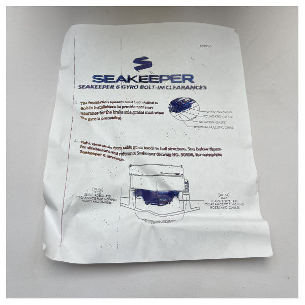Seakeeper 90400-3 Gyro Stabilizatör Montajı için Deniz Montaj Kiti tip 6/5 � Dayanıklı Tuzlu Suya Dayanıklı Cıvatalı Sistem
