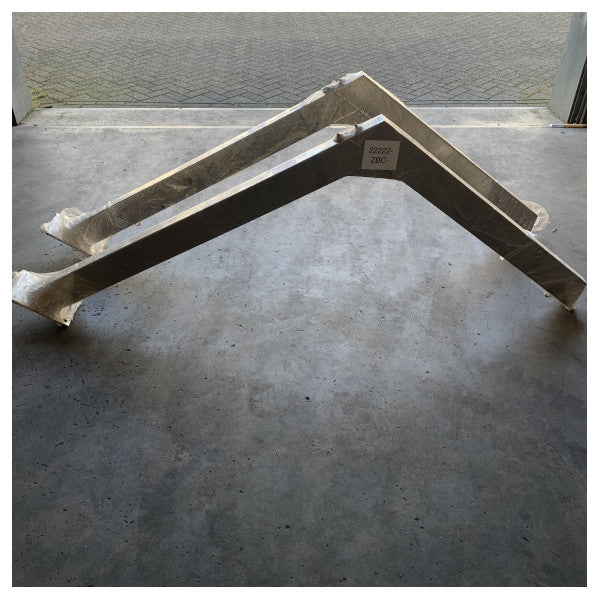 Allpa stainless steel 300 KG fixed davits pair -  9048904