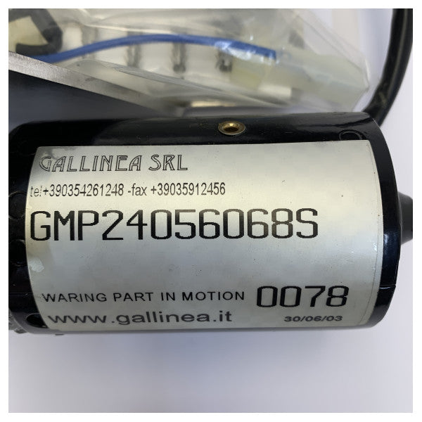 Gallinea Windscreen Wiper Engine 24V 560mm 68 degree GMP - GMP24056068S