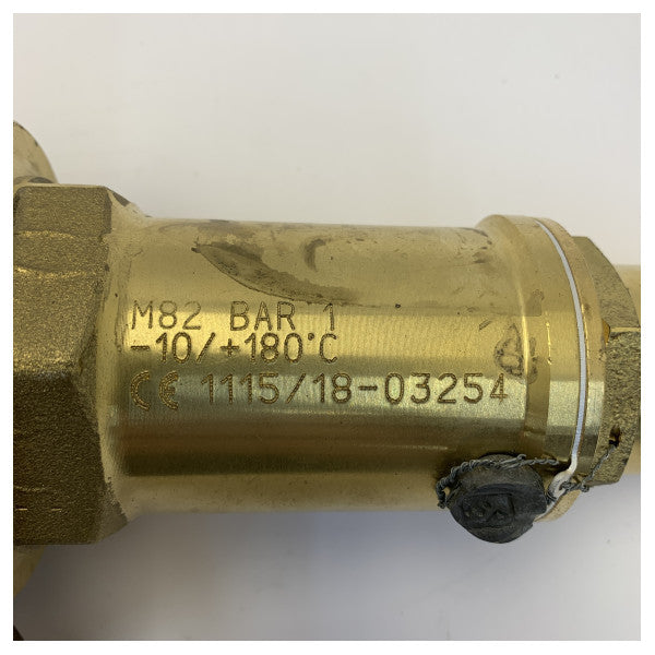 F.lli Pedretti Safety - Trykventil 2 Tommer - 1 Bar Messing 