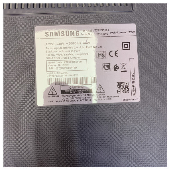 Samsung T28E316 28 tuuman LED-TV-näyttö 230V 