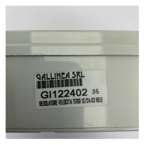 Regulador de velocidad del limpiaparabrisas marino Gallinea Gewiss 12/24V - GI122402 
