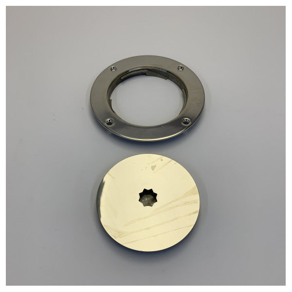 Osculati Inspektionslåg Rund Rustfrit Stål D 120 mm - 20.100.40 