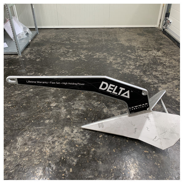 Âncora Lewmar Delta 40KG - 88lbs Aço Galvanizado Para Barcos até 22M - 57440 