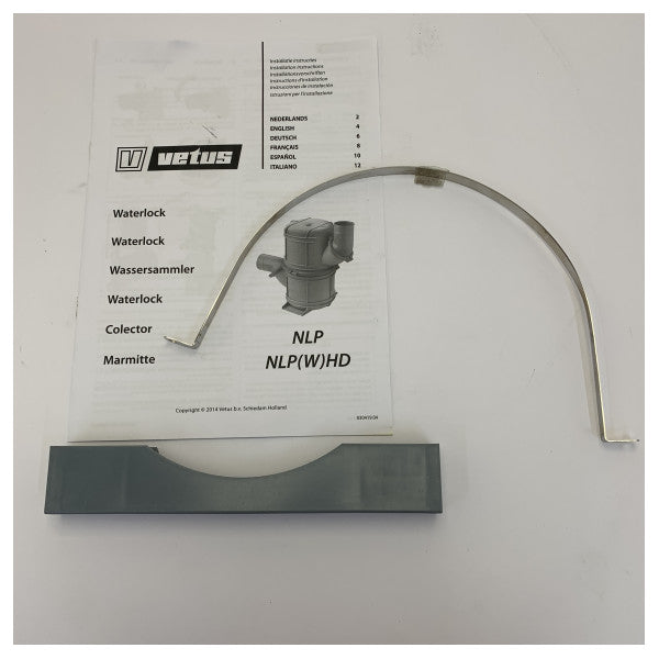 Vetus NLP60 Waterlock Avgassystem - Dämpare - 60 MM 