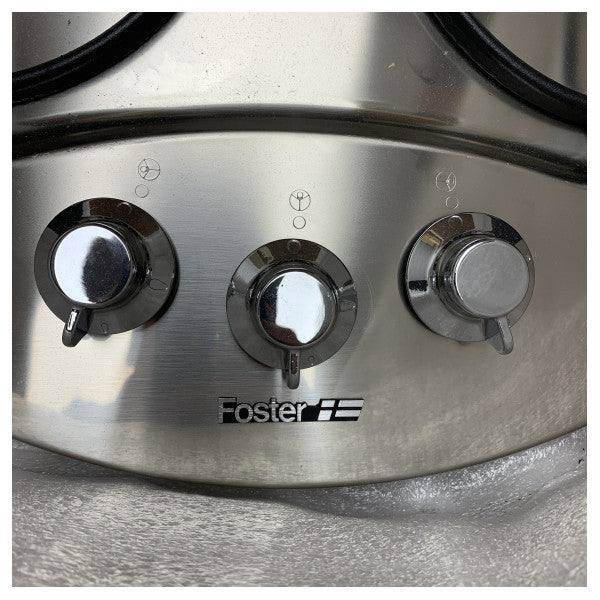 Foster 3 burner stainless steel gas stove round - 7052022