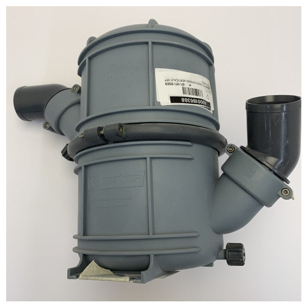 Vetus NLP50S Uitlaat Waterlock en Demper voor 50/51mm Uitlaat Slang 