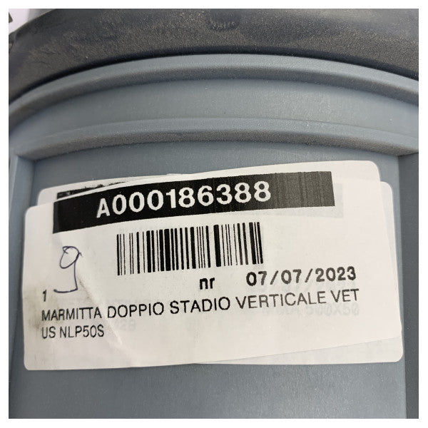 Vetus NLP50S Uitlaat Waterlock en Demper voor 50/51mm Uitlaat Slang 