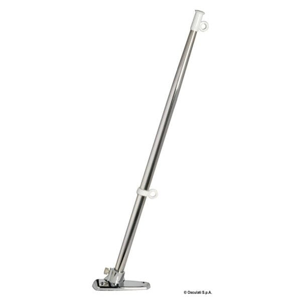 Osculati rustfritt stål flaggstang 25mm x 80 cm avtakbar - 35.390.10 