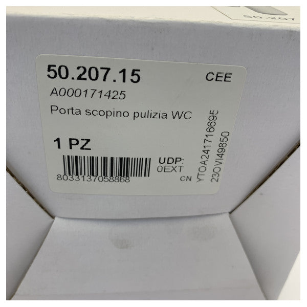 Osculati hvit plast toalettbørsteholder - 50.207.15 