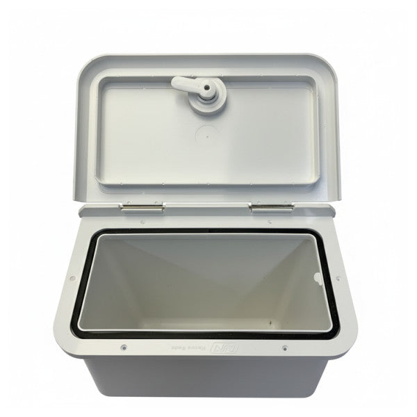 Pojemnik do przechowywania Nuova Rade Biały 285 x 180 x 260 mm z pokrywą bez zamka - 20.021.01 