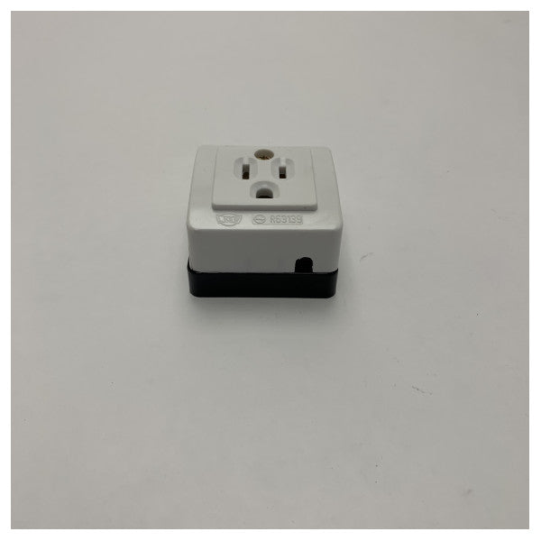 Tomada de parede estanque Single Bulkhead Socket LK3011K 125V 15A 