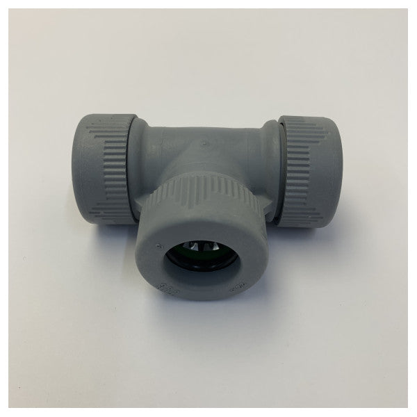 Reducer T-piece 22 x 22 x 15 mm Push-fit Fitting for Water Systems