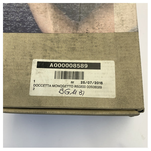 Eurorama R50200 Douchette cylindrique à jet unique chromée pour équipement de plomberie de yacht 