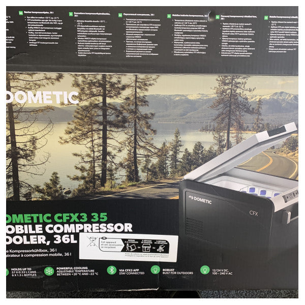 Dometic CFX3 kompressorkøler 35L køleboks sort - 9600025324
