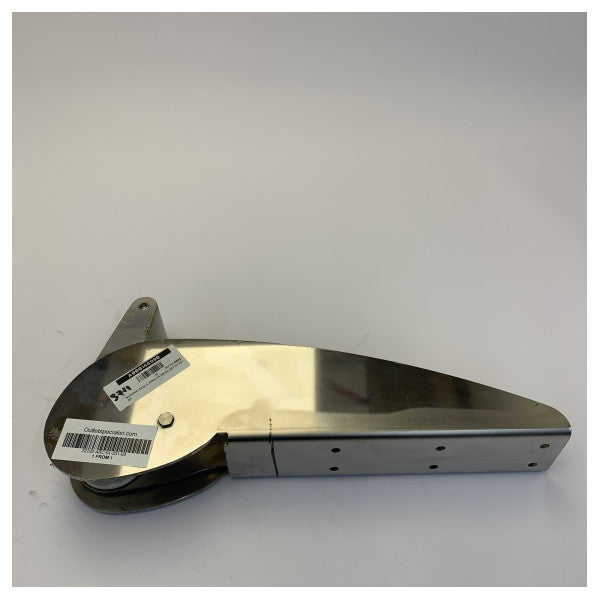 Osculati rustfritt stål tiltbart anker rull 20kg - baug rulle i rustfritt stål - 01.331.03 