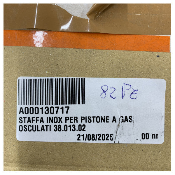 Osculati rustfrit stål monteringsbeslag til gasfjedre - 38.013.02 