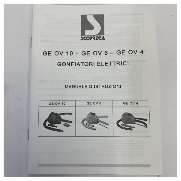 Scoprega GE OV10 Elektrisk Luftkompressor 120V - Marinkompressor K6130440 