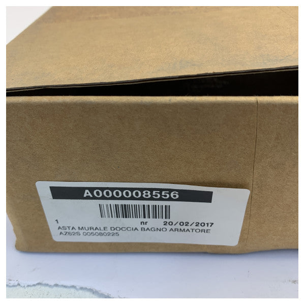 Bras de douche mural carré RAF Doccia AZ02 eau chaude/froide 