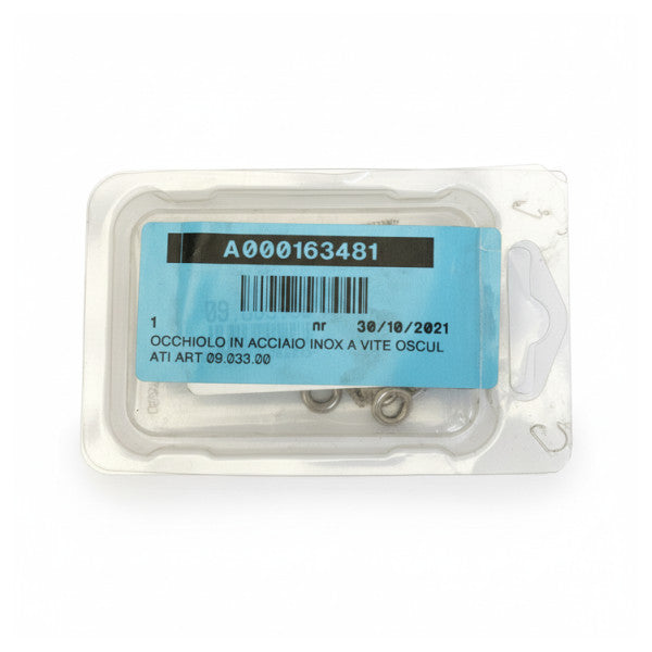 Osculati ruostumattomasta teräksestä valmistettu silmukkapultti - ruostumaton teräs - 09.033.00 - 13 kpl 