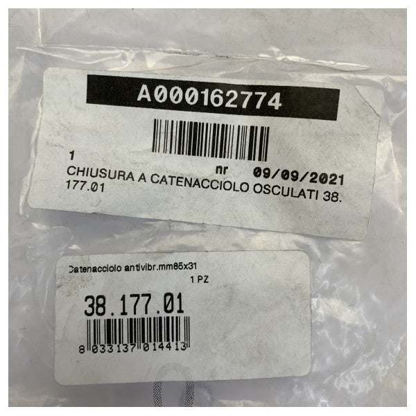 Osculati 38.177.01 Rostfritt stål glidbult 