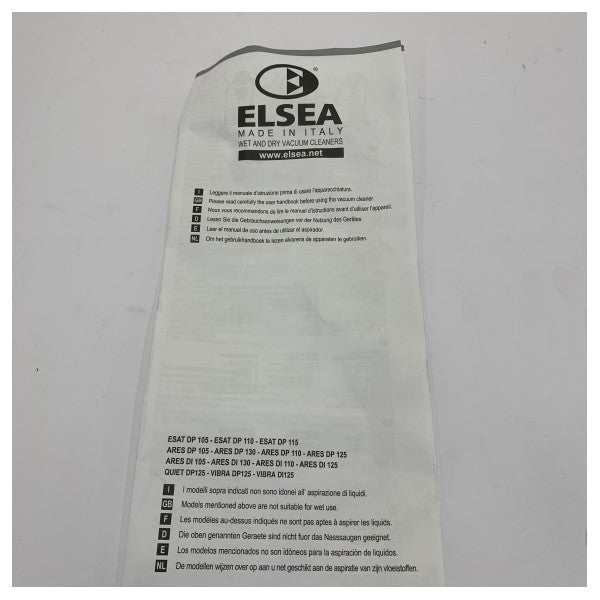 Jabsco Elsea Vacuum / Upholstery Cleaner 800W 24Volt 21LT - EWPV05024