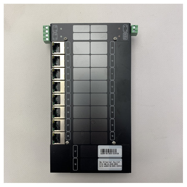 Comutador Ethernet de 8 portas Praxis automation 98.6.040.802