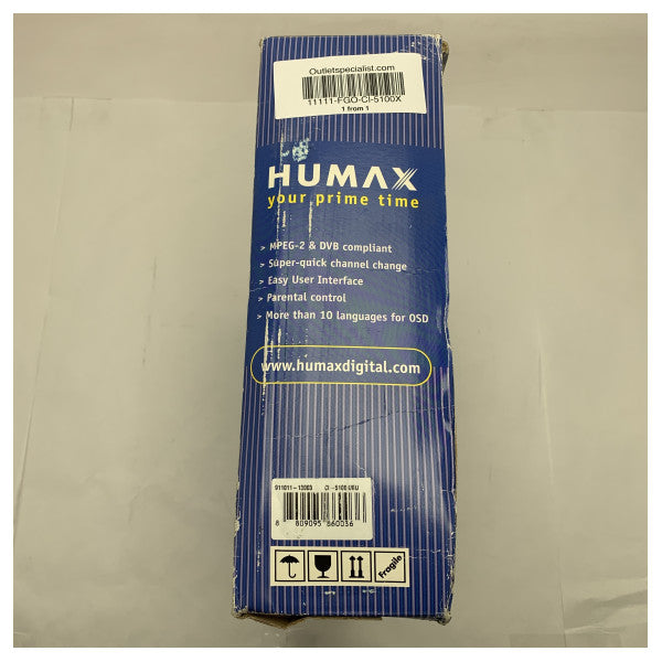 Humax 5100X Digital Satellite Receiver for Marine Use – Fast Channel Switching & Multilingual Interface