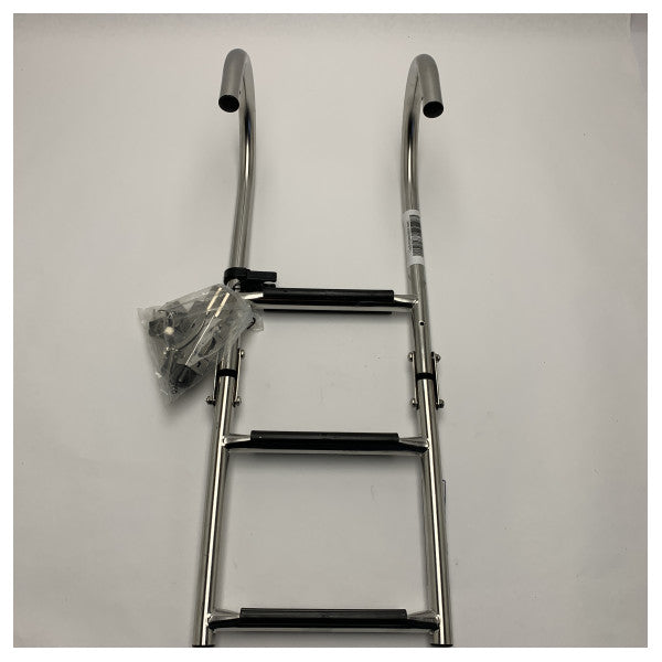 Lalizas 99497 Σκάλα μπάνιου από ανοξείδωτο χάλυβα 4 σκαλοπατιών