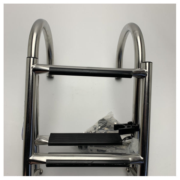 Lalizas 99497 Σκάλα μπάνιου από ανοξείδωτο χάλυβα 4 σκαλοπατιών