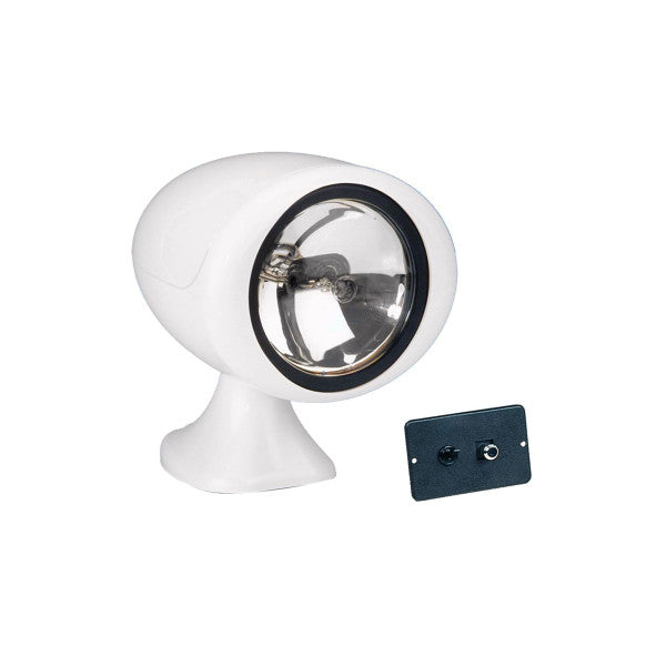 Jabsco 61050-0012 155SL Spotlight Marittimu Kontrollat mill-Bogħod - Ħarsa għall-Lanċijiet u l-Yachts 12V 