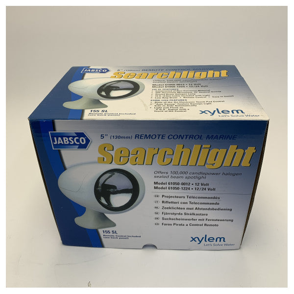 Jabsco 61050-0012 155SL Holofote Marinho Controlado Remotamente - Holofote para Barcos e Iates 12V 