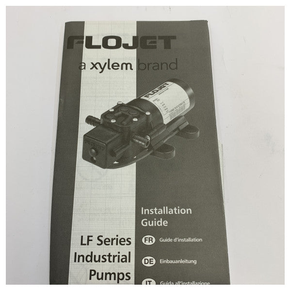 Flojet RLF222002D Water Pump Self-Priming Diaphragm 24V 3.8L/m 24V