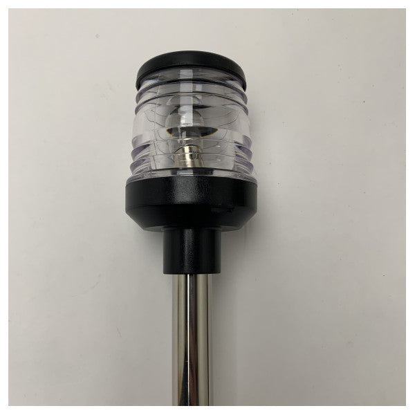Osculati Marine Stainless Steel Aerodynamic Navigation Light Mast 60cm - Weatherproof Boat and Ship Marker