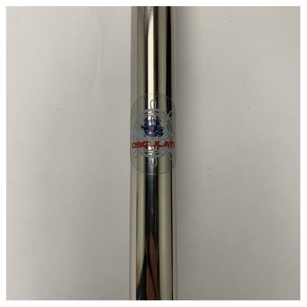 Osculati Marine Stainless Steel Aerodynamic Navigation Light Mast 60cm - Weatherproof Boat and Ship Marker