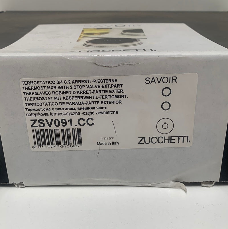 Zucchetti Savoir thermostaat mixer kraan inbouw douche - ZSV091.CC