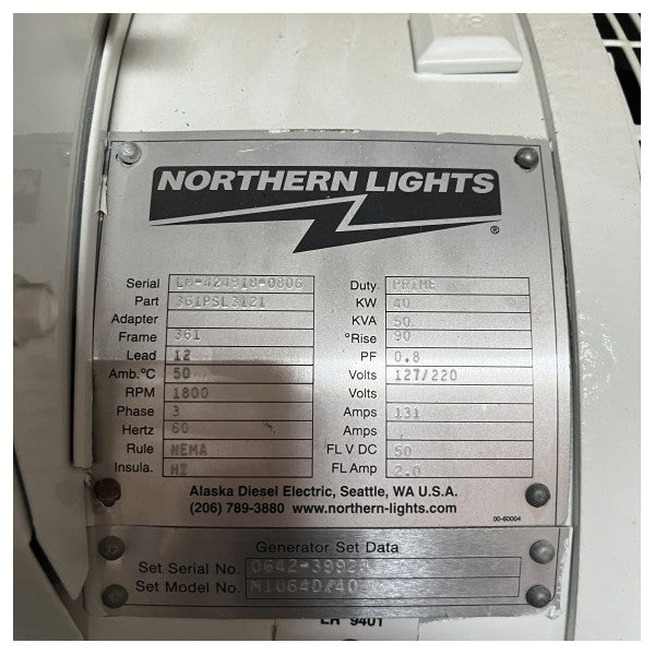 Northern Light M1064D/40/33 40/33 kW 3-fase marine dieselgenerator