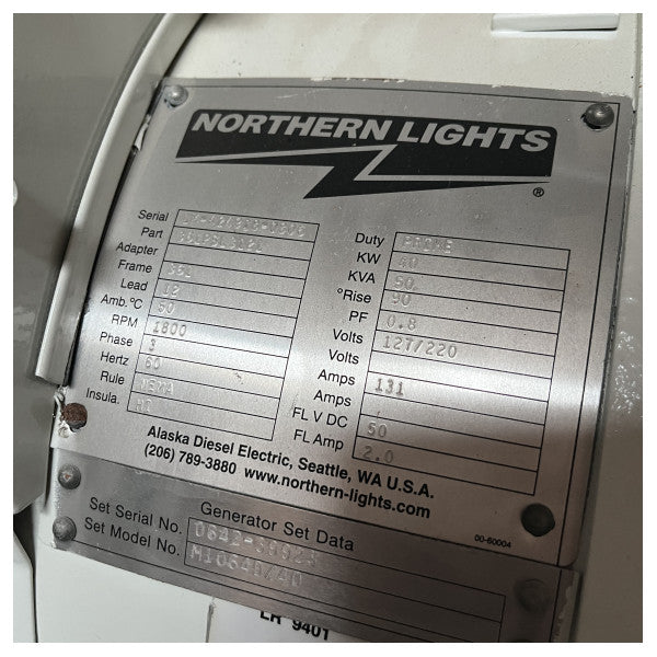 Морський трифазний дизель-генератор Northern Light M1064D/40/33 40 / 33 кВт